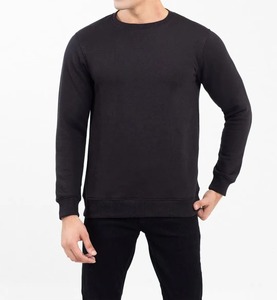 Sweat-shirt unisexe à col rond, tricoté, polyester/coton, 280g, respirant, surdimensionné, broderie de logo personnalisée premium AMS - Product Image 5