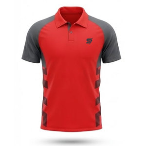 Lightweight Team Cricket <b>Shirt</b> with Short Sleeve Quick Dry Eco-Friendly 100% <b>Polyester</b> for Sports Training & Match Wear - Product Image 1