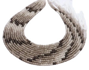 Cuentas de Cuarzo Ahumado Natural Sombreado de 5mm, Facetadas, en Hilo de 16 Pulgadas, Venta al por Mayor de Cuentas a Granel para Fabricación de Joyas y Manualidades DIY - Product Image 5