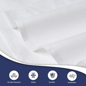 Chemise de smoking pour homme, chemise habillée à col aile de mouette et poignets français avec boutons de manchette et nœud papillon pour mariage, tenue de soirée formelle ou professionnelle - Product Image 4