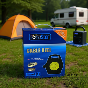 Enrouleur de câble de 10 mètres avec prise 4 broches pour systèmes électriques de camping-car Enrollacable 4 BASE 10M - Product Image 3