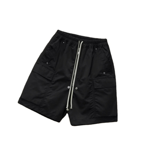 Shorts d'été pour hommes à taille élastique avec cordon de serrage personnalisé, shorts de course en nylon, 100% polyester, maillots de bain en maille pour la plage - Product Image 1