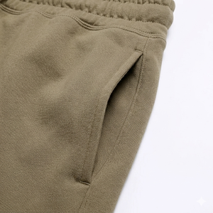 Shorts décontractés en polaire pour hommes à prix abordable, taille mi-haute, fermeture élastique, motif uni, séchage rapide, logo frontal, service OEM - Product Image 6