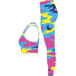 Ensemble de yoga côtelé sans couture pour femmes, vente en gros personnalisée, short taille haute et soutien-gorge de sport, tenue de fitness premium extensible pour la gym - Product Image 6