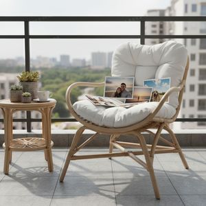 Juego de Mesa y Sillas de Ratán Hechas a Mano en Vietnam, Modernas, de Alta Calidad, Ecológicas, Duraderas y Portátiles para Exteriores, para Hotel y Hogar - Product Image 6