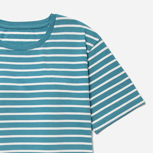 T-shirts pour hommes à col rond, manches courtes, coupe ample, en tissu peigné, avec motif lettres, anti-boulochage, 100% coton, avec logo frontal - Product Image 1