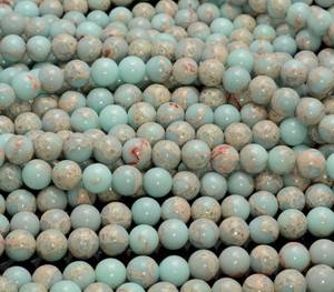 Perles Rondes Facettées en Jaspe Impérial Naturel Bleu Marron, Pierres Précieuses Authentiques pour la Fabrication de Bijoux, Bagues et Pendentifs, Vente en Gros - Product Image 3