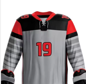 Uniforme de hockey sobre hielo personalizado a precio de fábrica, de alta calidad y precio razonable, uniforme de hockey sobre hielo 100% poliéster. - Product Image 6