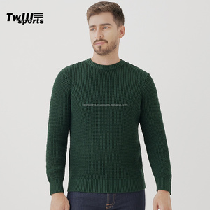 Suéter de Punto Casual para Hombre, Cuello Redondo, Transpirable, Manga Larga, Logotipo Frontal, 100% Fibra de Bambú, Oferta Especial Invierno 2026 - Product Image 4