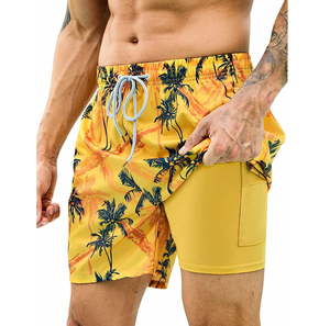 Breathable 2026 OEM Branded Cool Swimming Shorts Summer Casual Sublimation Pockets Elastic Waist Custom Logo Quick Dry - Product Image 6