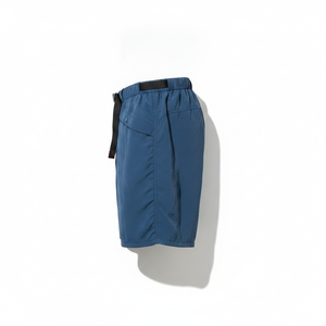 Shorts de randonnée RIDGE bleu marine pour hommes, shorts cargo à ceinture pour activités de plein air, personnalisables OEM ODM en nylon - Product Image 3