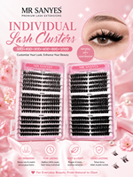 Extensions de cils personnalisables, longue durée, réutilisables, avec un design doux, confortable et d'apparence naturelle