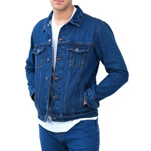 Chaqueta vaquera para hombre para otoño Chaqueta vaquera ajustada Logotipo personalizado Diseño elegante Chaqueta transpirable de alta calidad al por mayor - Product Image 4