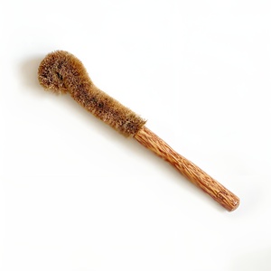 Durable Wooden Dish <b>Brush</b> Kitchen Household Bathroom Cleaning <b>Brushes</b> Coconut Coir <b>Round</b> Fiber Srubbing Scrubbers - Product Image 6