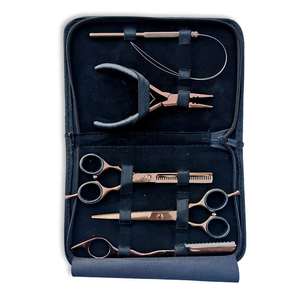 Kit Profesional OEM de Herramientas para Extensiones de Cabello de Acero Inoxidable Color Oro Rosa, Alicates para Anillos Micro/Nano, Juego de Tijeras y Cuchillas para Uso en Salones de Belleza - Product Image 5