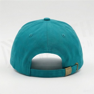 Casquette de baseball unisexe en sergé de coton, 6 panneaux, couleur unie, taille adulte 58-60CM - Product Image 2