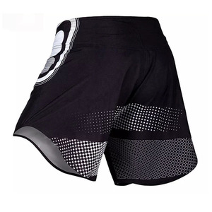 Pantalones Cortos de MMA Sublimados Personalizados para Hombre, Transpirables, de Secado Rápido, 100% Algodón Poliéster Elástico, para Boxeo, Kickboxing, Muay Thai, Cage - Product Image 1