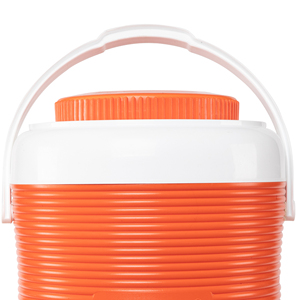 Rahber 12L ตู้แช่เครื่องดื่มทำจากวัสดุ HDPE สีส้มสีฟ้าทันสมัยกล่องเก็บความเย็นสำหรับกิจกรรมกลางแจ้งและล่าสัตว์ - Product Image 2