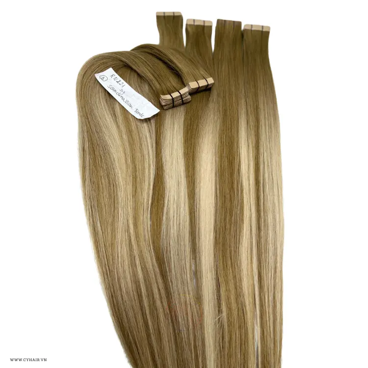 Top On Top Quality Tape In Extensions 100Human Hair Vietnamese Tape In Extensions Human Hair