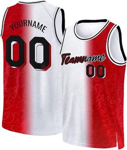 Camisetas de baloncesto unisex transpirables, uniforme de baloncesto reversible para jóvenes, diseño de camiseta sublimable de secado rápido para adultos - Product Image 1