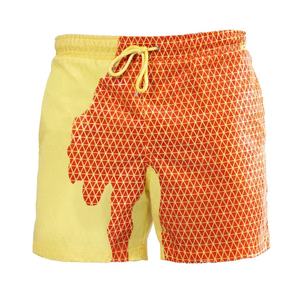 กางเกงขาสั้นพิมพ์ลายสำหรับผู้ชายกางเกงขาสั้นออกแบบใหม่ล่าสุด - Product Image 3