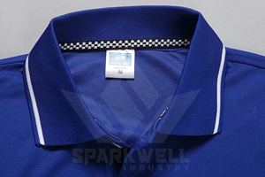 เสื้อโปโลผู้ชายสีขาว แขนสั้น ผ้าคอตตอนปิเก้ ระบายอากาศได้ดี สวมใส่สบาย สีพื้น ทรงปกติ คลาสสิก เหมาะสำหรับเล่นกอล์ฟ - Product Image 5