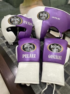 Ensemble de boxe professionnel personnalisable, de qualité supérieure, en cuir véritable, sans lequel il n'y a pas de boxe, ensemble d'entraînement de boxe, arts martiaux. - Product Image 5