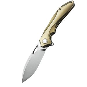 Cuchillos Plegables de Alta Calidad con Hoja Curva Afilada, Construcción Pivotante Resistente y Diseño de Empuñadura con Ranura para los Dedos, para Camping - Product Image 1
