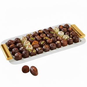 Plateau à chocolat en métal créatif, directement de l'usine, pour la décoration de mariage, le service de bonbons, la présentation de desserts pour occasions spéciales - Product Image 2