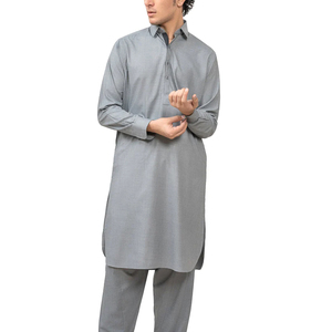 Shalwar Kameez en coton indien/pakistanais de haute qualité pour homme – Tenue décontractée, de fête ou de mariage – Design personnalisable, anti-humidité et infroissable - Product Image 3