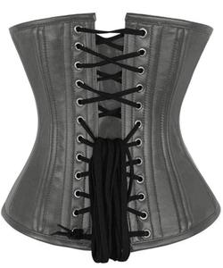 คอร์เซ็ตของผู้หญิงวินเทจชุดกระชับสัดส่วนเซ็กซี่แบบโอเวอร์บัสท์คอร์เซ็ทหนังระบายอากาศทันสมัยสำหรับขนาดใหญ่พิเศษ - Product Image 3