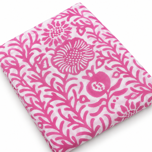 Tela de Voile de Algodón Peinado 60S60S Ligera con Estampado Floral, Tejida a Mano, 90 GSM, 43/44" de Ancho, Marca Pinksa Fashion - Product Image 1