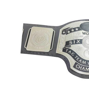 เข็มขัดแชมป์มวยปล้ำทีมชาย 6 คนระดับโลก คุณภาพสูง ดีไซน์ปรับแต่งได้ สำหรับแฟนๆ - Product Image 4