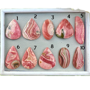 Cabochon de rhodochrosite naturelle |   Pierre précieuse en rhodochrosite rose en vrac |   Fournitures pour la fabrication de bijoux faits à la main |   Pierre de guérison en cristal - Product Image 4