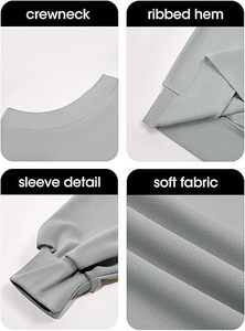 เสื้อสเวตเชิ้ตโอเวอร์ไซส์ผ้าเฟรนช์เทอร์รี่แบบหนา ขายส่ง ทรงเซ็กซี่ เหมาะสำหรับใส่ไปคลับ ปาร์ตี้ หรือใส่ในฤดูหนาว - Product Image 4