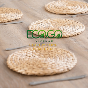 Wholesale Round Water Hyacinth <b>Placemats</b> <b>for</b> Dining <b>Table</b> | Handwoven Natural Woven <b>Table</b> Mats Bulk Sale - Eco2go Vietnam - Product Image 6