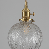 MEEROSEE Lampe de chevet en marbre Suspension nordique Lustre d'îlot de cuisine en cuivre minimaliste moderne 400kG5017