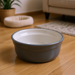 Ciotola per Animali Domestici in Ceramica Grigio Chiaro 1,6 L 20 Cm - Product Image 3