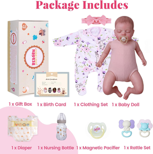 Poupées Reborn Babeside RTS, poupées bébé endormies de 20 pouces, petite fille, corps souple fait main, poupée Rosalie, livraison rapide, vente en gros - Product Image 4
