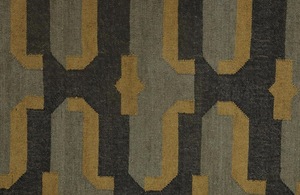 Handmade Kilim Wool Low Pile <b>Runner</b> <b>Rug</b> Geometric Tribal Boho Hallway <b>Rug</b> Dark Olive Mustard Narrow Rustic Floor - Product Image 2