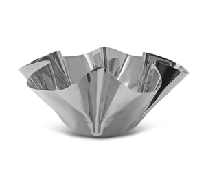 Bol en métal moderne hydroformé fait main pour la présentation des aliments, la décoration de fête, la décoration de cuisine d'hôtel, bols en métal élégants - Product Image 1