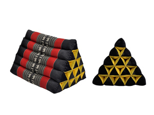 Almohada triangular tailandesa tradicional 15 bloques 35x55x35cm Kapok Relleno 4kg para relajación y sueño TV y uso al aire libre - Product Image 4