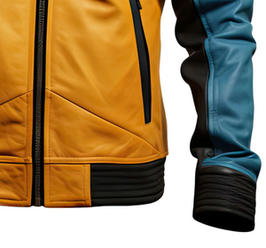 Chaqueta de Motocicleta de Cuero de Alta Calidad y Diseño Superior, Ropa de Motociclismo y Automovilismo, Chaqueta de Motociclista - Product Image 3