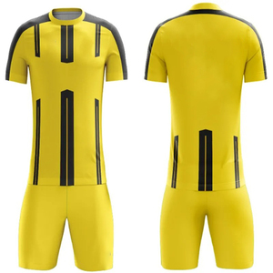 Breathable Quick Dry Team OEM Service Bulk Quantity Soccer Uniform Custom <b>Name</b> Logo Printed Jersey 100% Polyester Uniform - Product Image 5