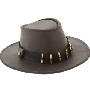 Sombrero Vaquero Unisex con Frente Plegado, Ala Ancha, Rayas Invernales, Colores Personalizados, Logotipo, para Viajes, Pesca, Actividades al Aire Libre, Fiestas, Casual - Product Image 3