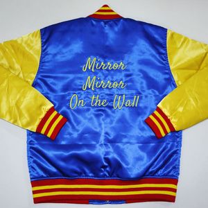 Chaqueta de Béisbol de Satén a la Moda, Libre de Impuestos en EE. UU., con Logotipo Personalizado, Chaqueta Universitaria de Béisbol con Bordado de Chenille - Product Image 2