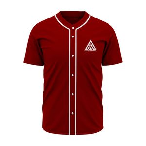 เสื้อเบสบอลผู้ชายแบบสั่งทำ ระบายอากาศได้ดี ผลิตจากโพลีเอสเตอร์ 100% รับผลิตแบบ OEM พร้อมสกรีนชื่อและหมายเลขด้วยความร้อน จำหน่ายจำนวนมาก - Product Image 4