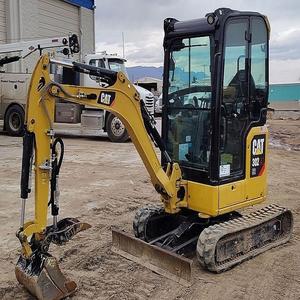 Excavadora Cat 302 CR de 2 Toneladas con Orugas de Goma, Rodamientos, Motor, Caja de Cambios, Bomba de Engranajes, PLC para Inspección por Video en Venta - Product Image 1