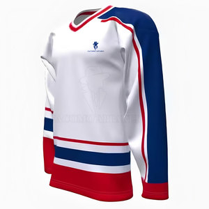 Maillot de hockey sur glace de style moderne avec un look d'équipe classique et un matériau confortable pour les jeunes et les adultes. - Product Image 2