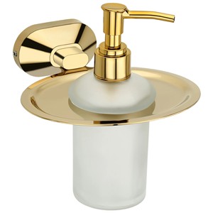 Distributeur de savon mural moderne en acier inoxydable pour salle de bain - Product Image 6
